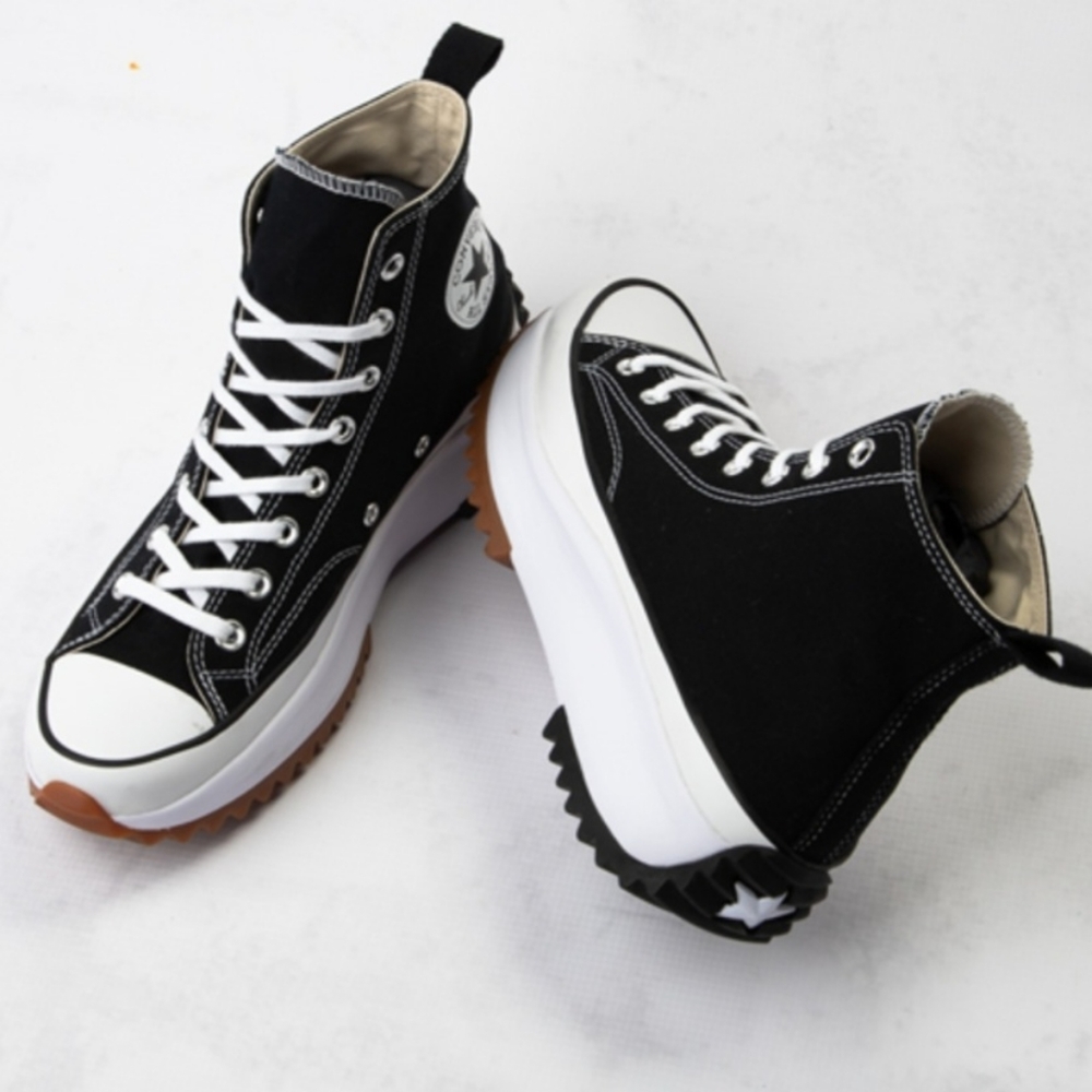 Converse run star hike platform womens sz 8